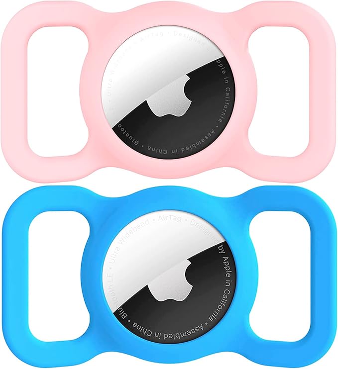 Air Tags-2 Pack Airtag Dog Collar Holder SWINCHO 1-3cm Width