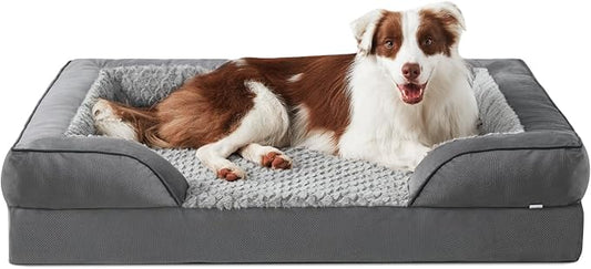 INVENHO Orthopedic Dog Bed for Large Dogs