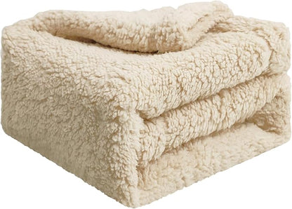 furrybaby Dog Blanket Soft Dog Blankets for Large Dogs Puppy Essentials Washable Fluffy Sherpa Fleece Cat Blanket 41x65 Inches for Bed Furniture Couch Sofa (Double-Layer X Large