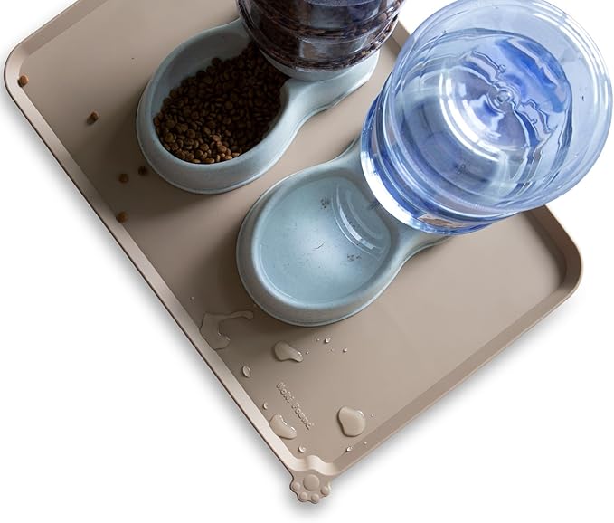 Hoki Found Large Silicone Pet Food Mats Tray