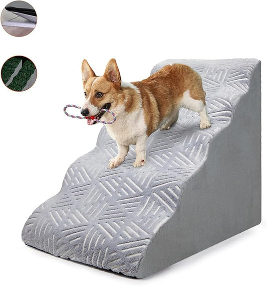 Dog Stairs for High Bed 24 Inches Tall 5 Steps