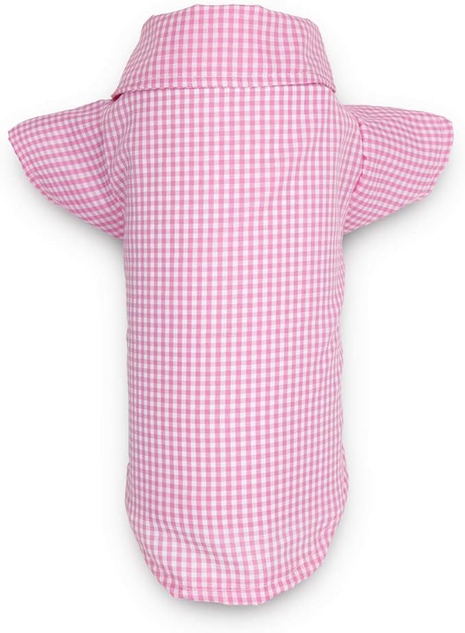 3 Pack Plaid Extra Small Dog Tee Shirt