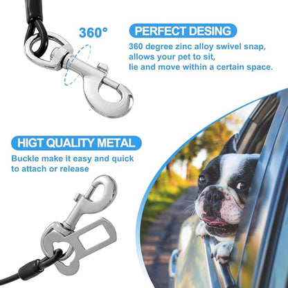 Dog Seat Belt Harness for Car 2pcs Dog (2 Pack 32 inch/80