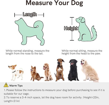 Snowtaros Dog Crate Furniture 36.6 Inch