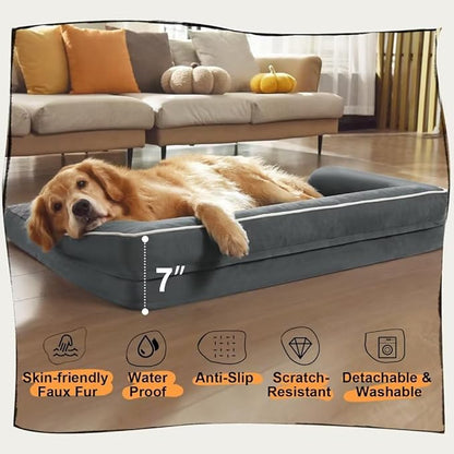 Large Dog Bed Orthopedic Washable