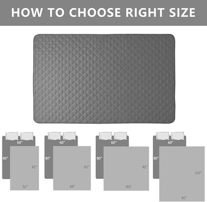 SPXTEX Dog Bed Cover Washable Pee Pads Dog Blankets for Puppy Large Dog Cat 1 Piece（82"x82",Light