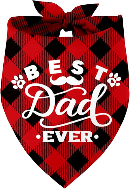 Best Dad Ever Dog Bandana (C5)