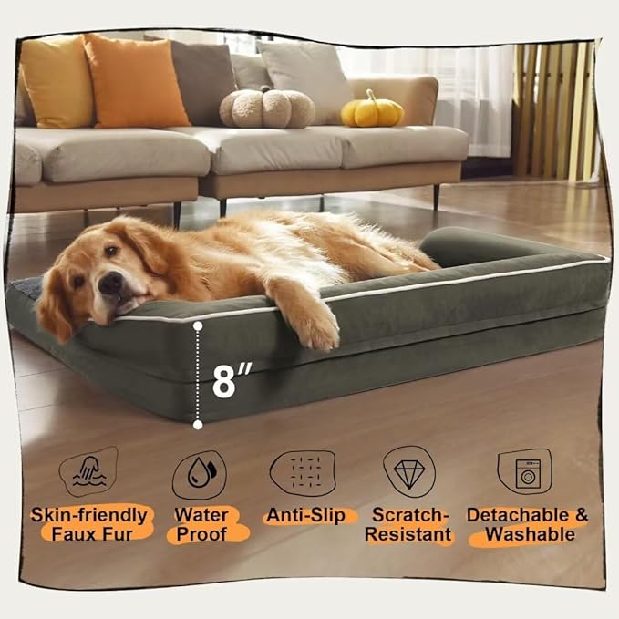 Large Dog Bed Orthopedic Washable