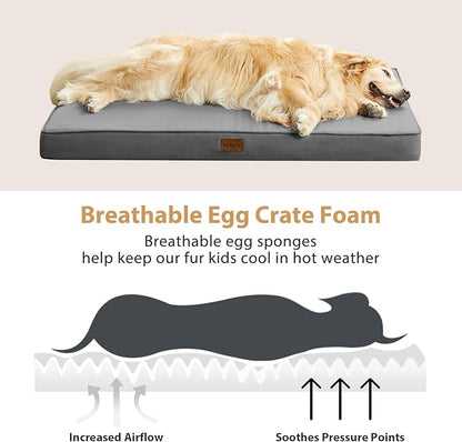 BFPETHOME Outdoor Dog Beds for Large Dogs (54 x 36 in,