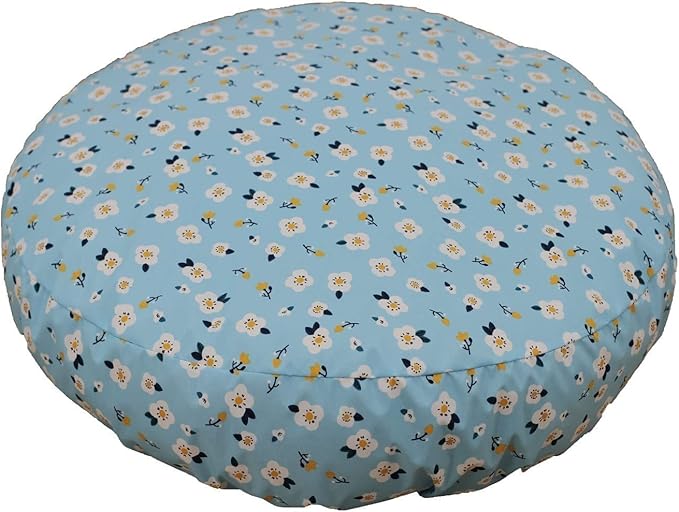 Circle Dog Bed Fitted Sheet Cover Replacement Waterproof Washable Plastic Pillow Cover for 20 Inch Round Faux Fur Donut Bed