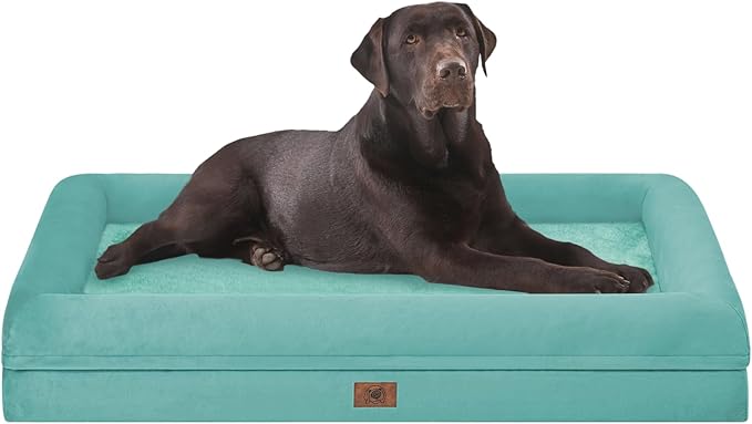 Orthopedic Washable Large Dog Bed: Jumbo Dog Bed Bolster Waterproof