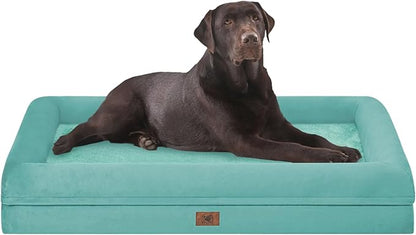 Orthopedic Washable Large Dog Bed: Jumbo Dog Bed Bolster Waterproof