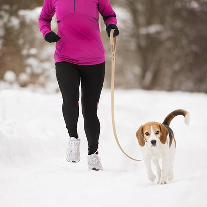 Waterproof Dog Leash Carabiner Leash for Dogs Soft 6ft*25mm*2.5mm Sand