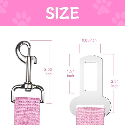 2 PCS Dog Seat Belt for Car Frskcssd