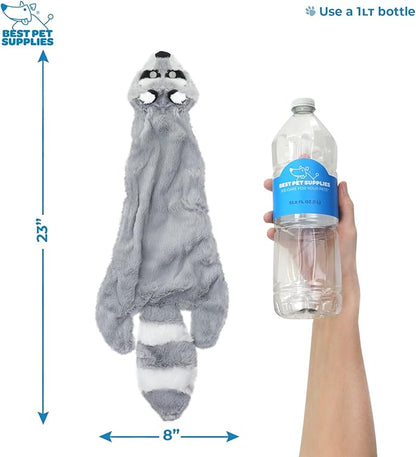 Best Pet Supplies 2-in-1 Stuffless Squeaky Dog Toys with Soft