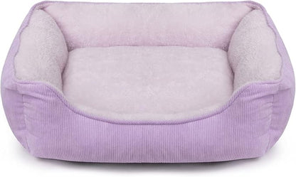 Hollypet Rectangle Plush Dog Bed Cat Bed Self-Warming Pet Bed