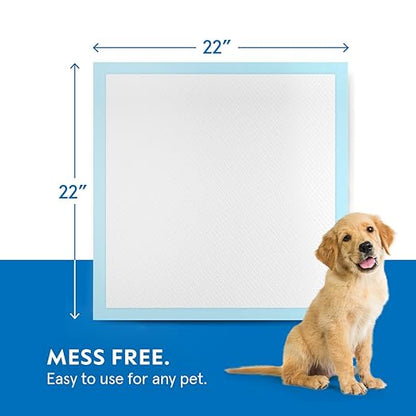 Puppy Pads Pet Pee Pads for Dogs & Puppy Training [100-COUNT] Potty Pads for Dogs 22" x 22" Leak-Proof Dog Pee Pads