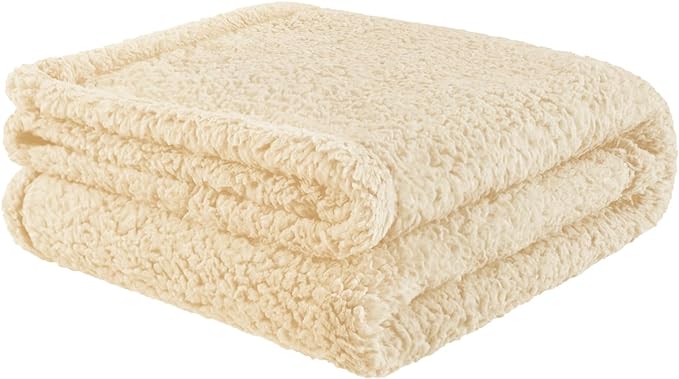 furrybaby Dog Blanket Soft Dog Blankets for Large Dogs Puppy Essentials Washable Sherpa Fleece Cat Blanket 32x40 Inches for Bed Furniture Couch Sofa (Medium