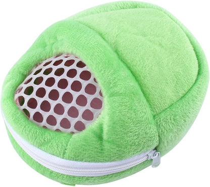 1 PCS Portable White Mesh African Hedgehog Hamster Breathable Pet Dog Carrier Bags Handbags Puppy Cat Travel Backpack (S, White Mesh - Green)