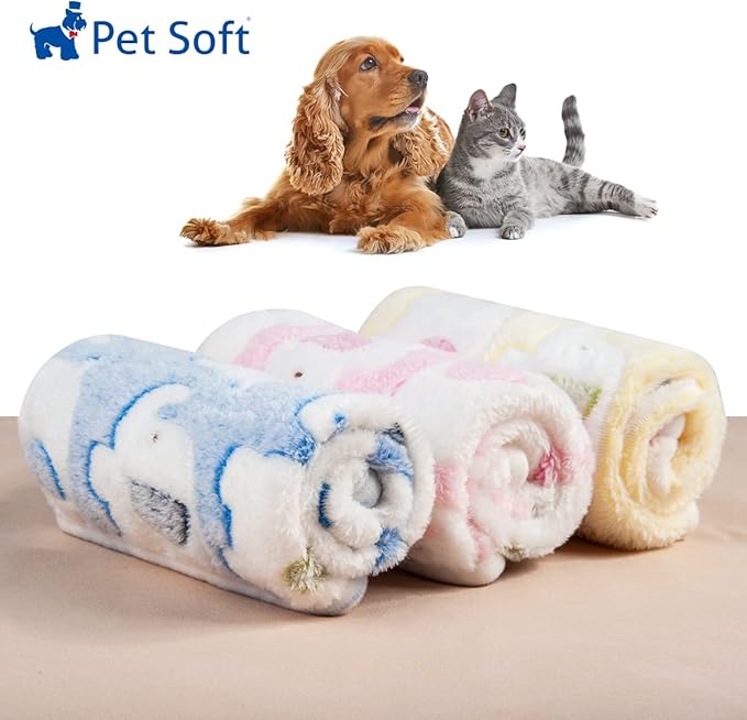 Pet Soft 1 Pack 3 Blankets Pet Blankets for Large Dogs 3 Pack 3M)