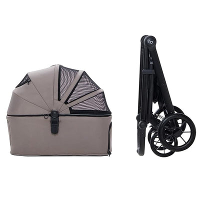 Buddyduggy Pet Stroller 3in1 Rider Boss (Black)