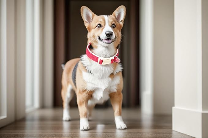 Breathable Cotton Dog Collar