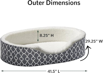 MidWest Homes for Pets Orthoperdic Egg-Crate Nesting Pet Bed w/ Teflon Fabric Protector