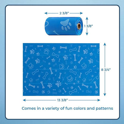 Best Pet Supplies Dog Poop Bags (150 Bags) for Waste Refuse Cleanup