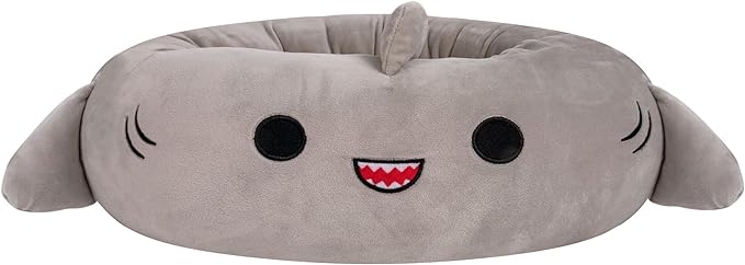 Squishmallows 24-Inch Gordon Shark Pet Bed