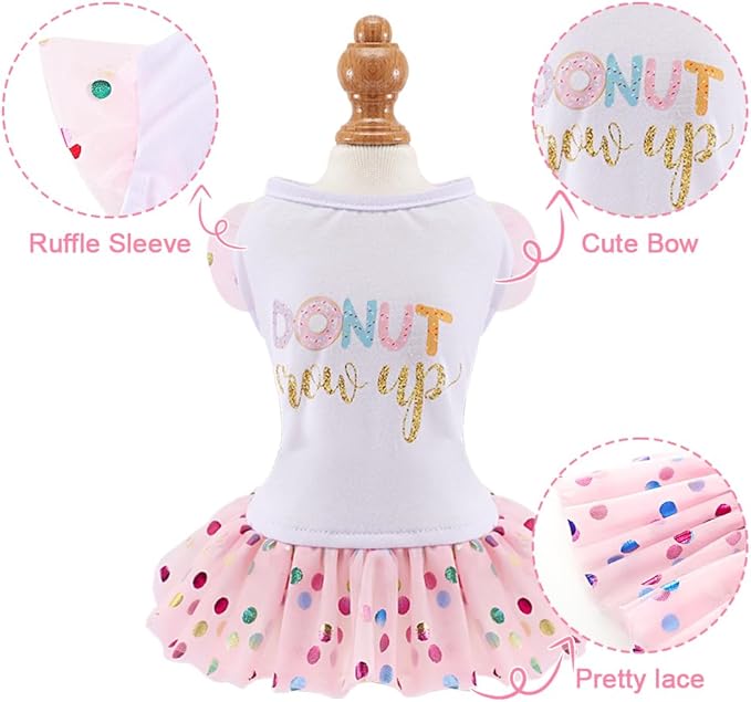 Yikeyo Dog Clothes Girl Dog Dress Small Dogs