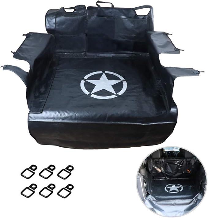 Pet Seat Proof Covers Dog Seat Covers Pet 2007-2024 Jeep 4-Door Heavy