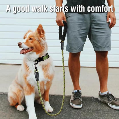 COOYOO Dog Leash 5/6 FT with Comfortable Padded