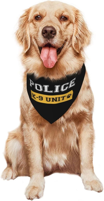 Costume Accessory Set Pet Dog Bandana,Costume Accessory Set Pet,for Halloween Christmas Cosplay Role Play Party (K-9 Unit Police)