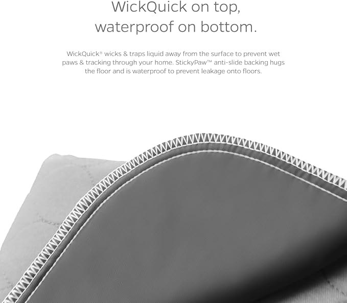 Pet Parents Washable Round Whelping Pads (2pack) of 17" Circle Premium Pee Pads for Dogs -1 Tan 1 Grey