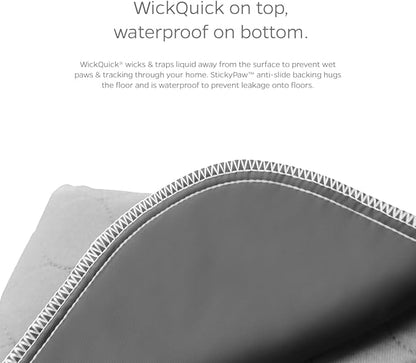 Pet Parents® Pawtect® Pads Grey Washable Pee Pads for Dogs 2pack Reusable 34"x36"