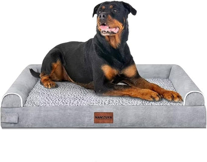 Large Dog Bed Orthopedic Washable: Beds Bolster XL