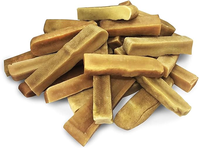 EcoKind Premium Gold Yak Cheese Himalayan Dog Chews, Healthy Dog Treats for Small Dogs, High Protein, All Natural, Long-Lasting Chew, Small - 4 Chews