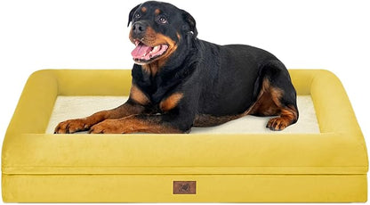 Orthopedic Washable Large Dog Bed: XXLarge Dog Bed Bolster Waterproof