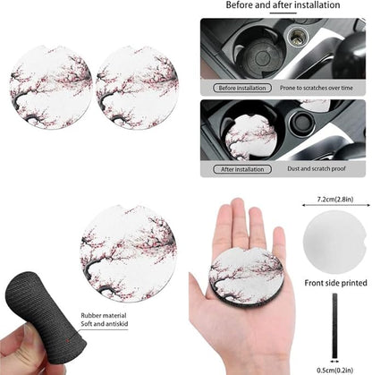 Chinese Plum Blossom Car Seat Covers Full Set