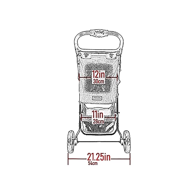 Pet Gear No-Zip Special Edition 3 Wheel Pet Stroller for Cats/Dogs 4 colors