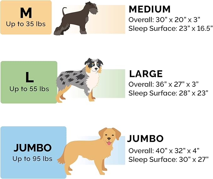 Furhaven Cozy Memory Foam Dog Bed for Large/Medium Dogs w/ Removable Bolsters & Washable Cover 55 lbs