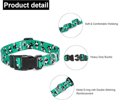 Adjustable Dog Collar with Patterns