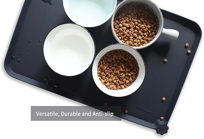 Hoki Found L Silicone Pet Food Mats Tray