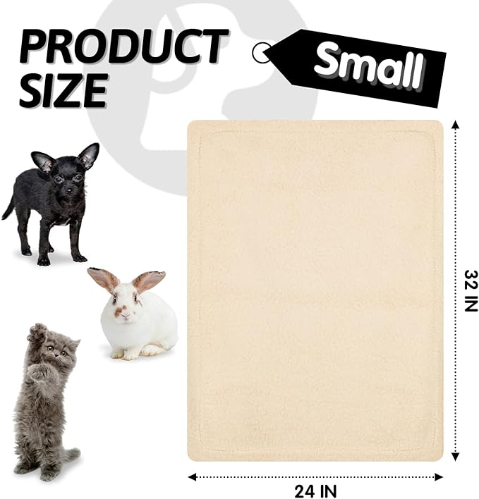 furrybaby Premium Soft Dog Blanket for Small Dogs Puppy Cat Washable Sherpa Fleece 24x32 Inches Pet Throw for Bed Furniture Couch Sofa Protection(Small