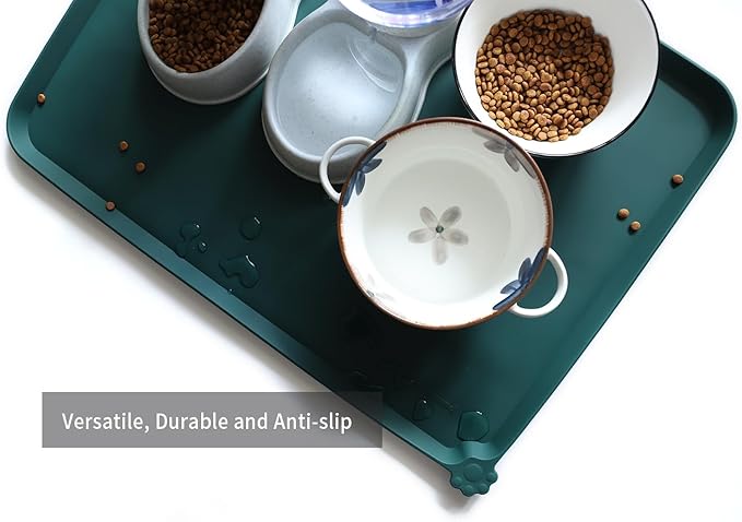 Hoki Found X-Large Silicone Pet Food Mats Tray