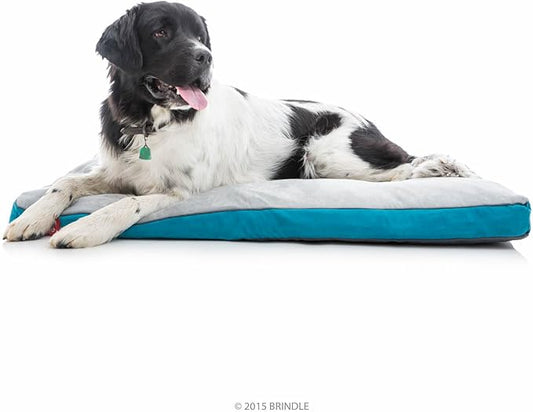 BRINDLE Teal Shredded Memory Foam Pet Bed