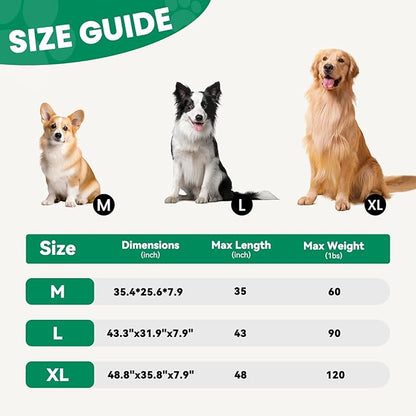 Elevated Dog Bed Raised Outdoor Dog Cot for Extra Large Dogs 48.8 Inches