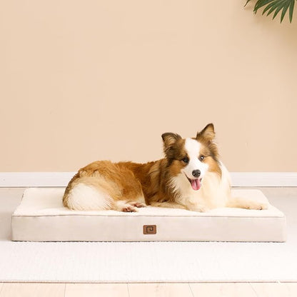 EHEYCIGA Orthopedic XL Dog Beds for Extra Large Dogs with Removable Washable Cover for Crate 41x27
