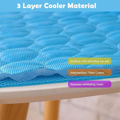 Dog Bed Mat Breathable Washable Pet Pad Dog Cat Self Cooling Pad for Kennerl