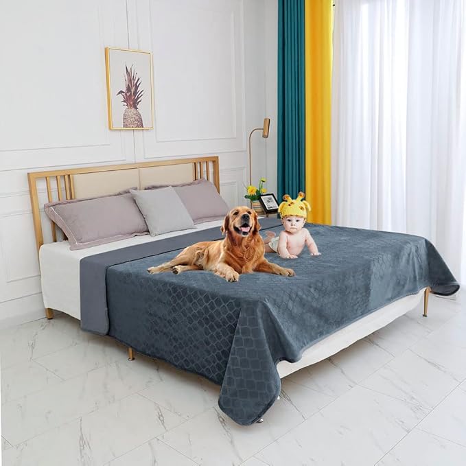 fuguitex Waterproof Dog Blanket Bed Cover Dog Crystal